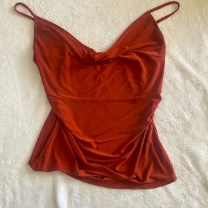 Carmine colored Summer Top